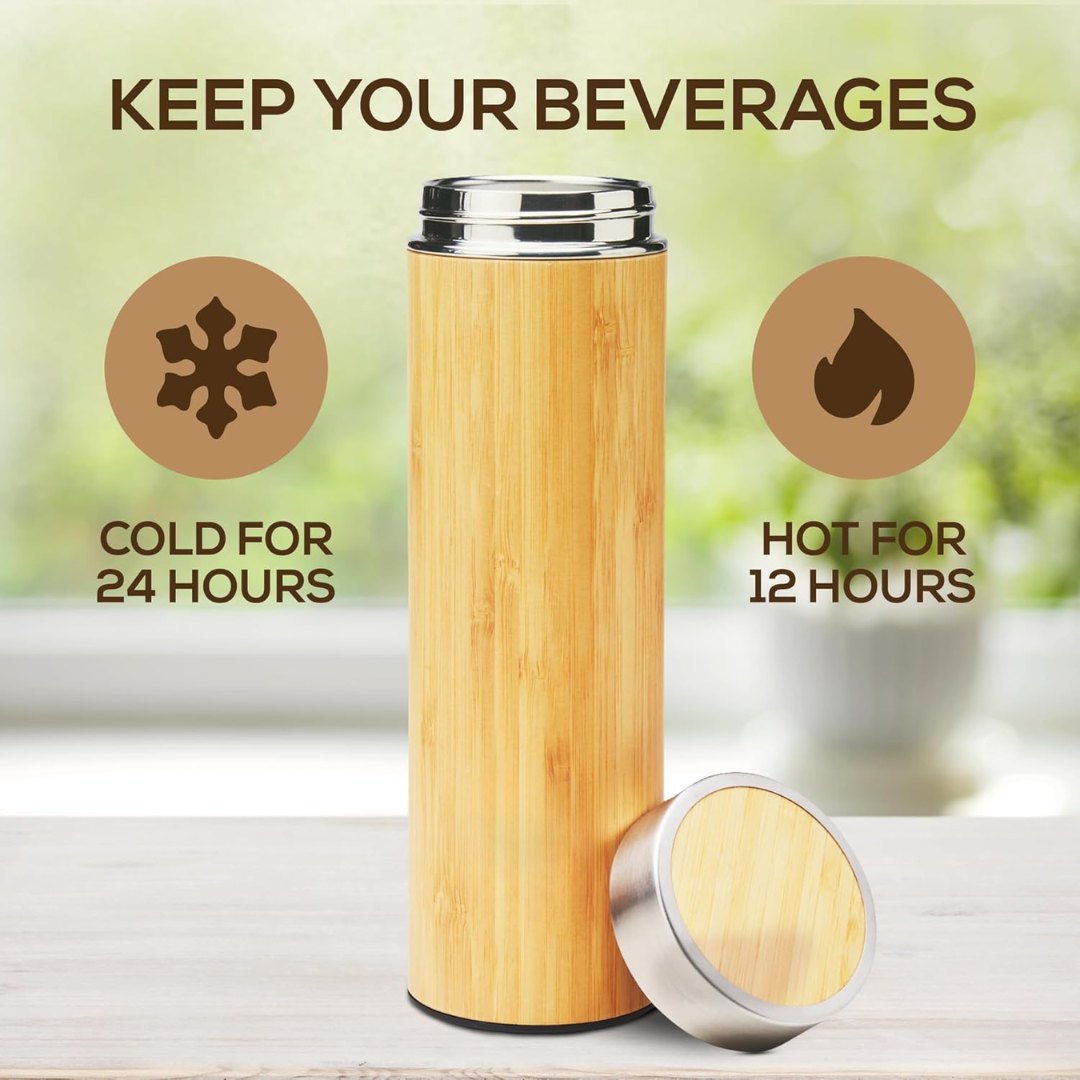 TeaFusion - Gourde Thé Bambou Luxueuse 500ml