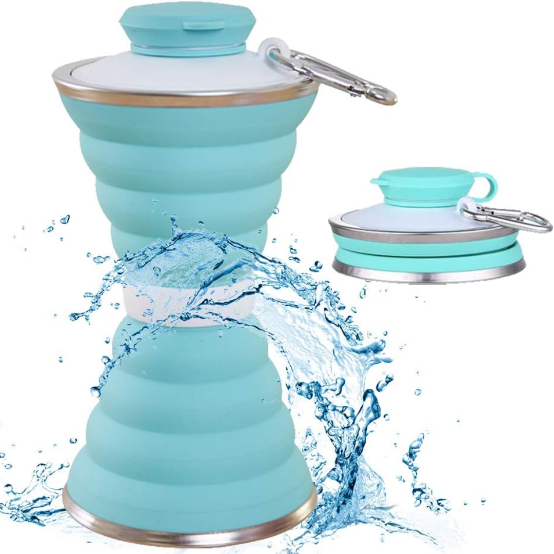 HydroFold - Gourde Pliable Pratique avec Crochet