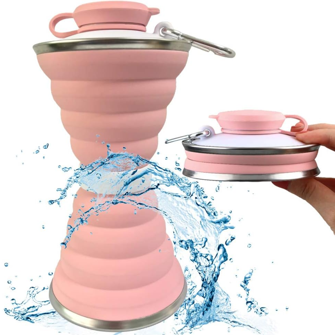 HydroFold - Gourde Pliable Pratique avec Crochet