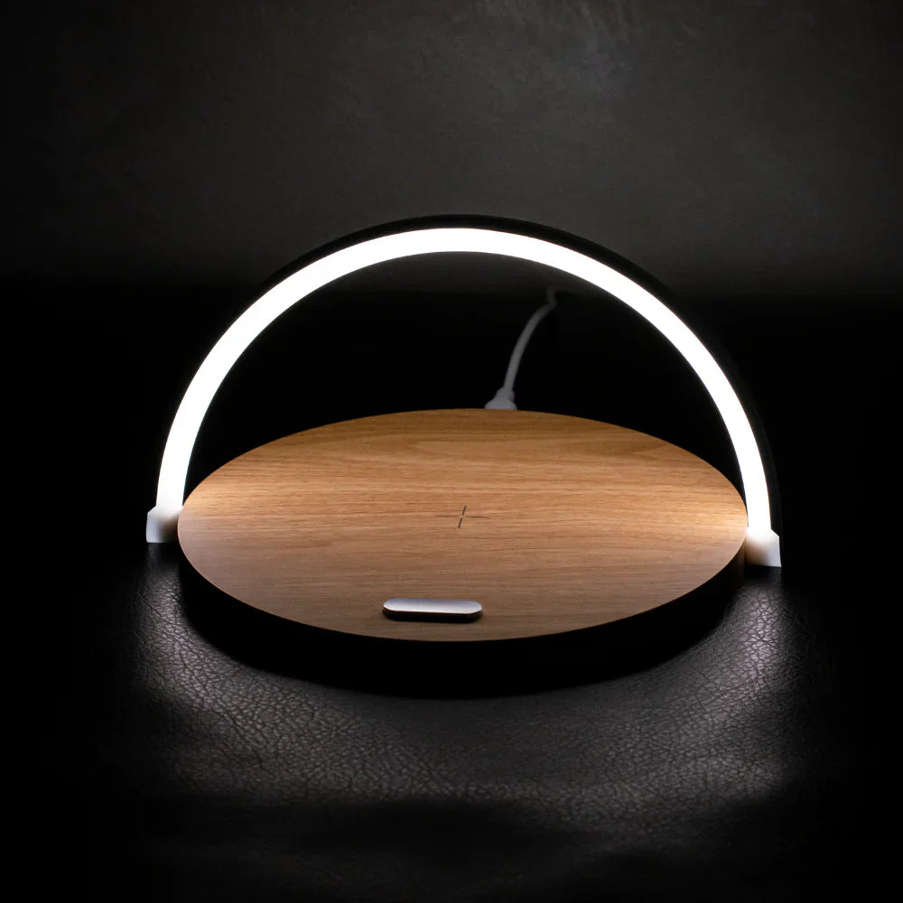 Chargelight 3-in-1 - LED Lamp with Wireless Charger and Phone Stand