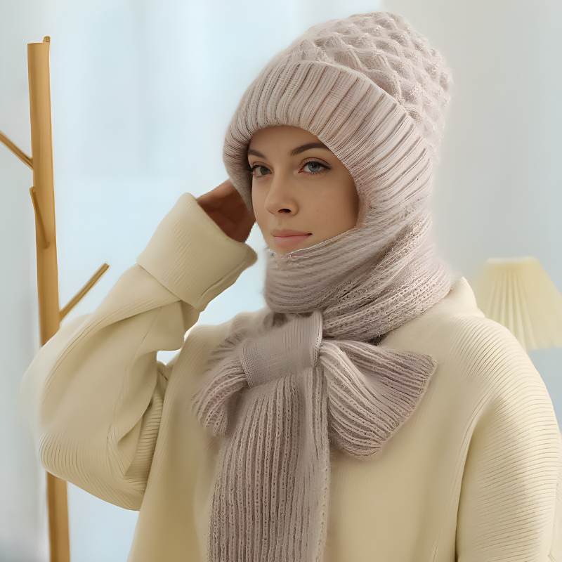 CozyWind - Beanie and Scarf Set for Winter Fashion