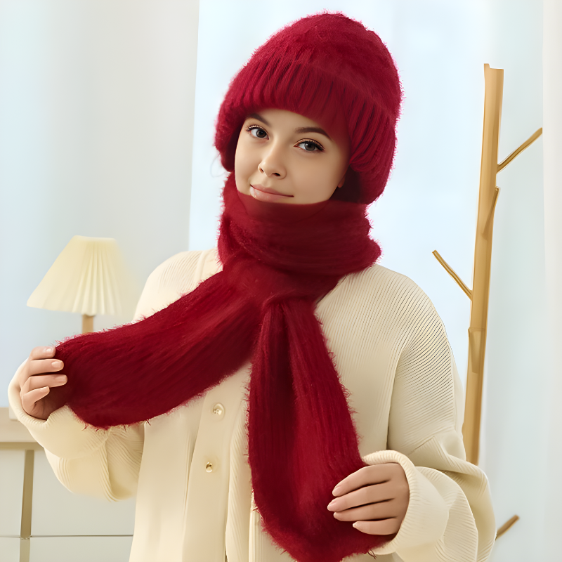 CozyWind - Beanie and Scarf Set for Winter Fashion