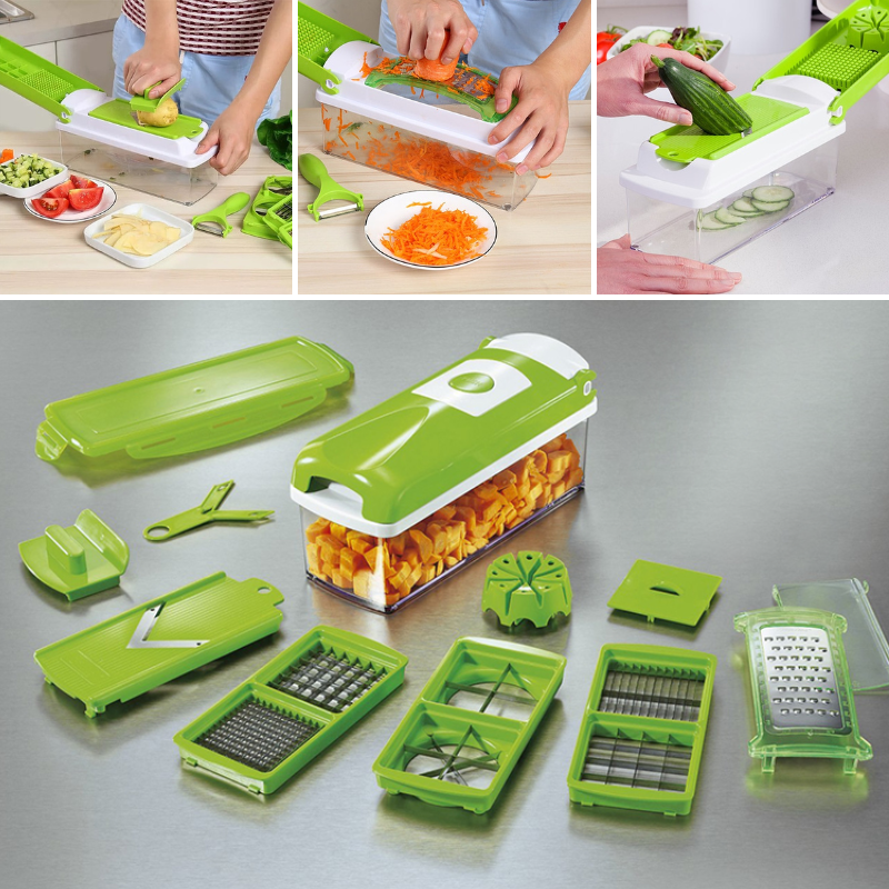 SlicePro - Mandoline et coupe-légumes multifonction