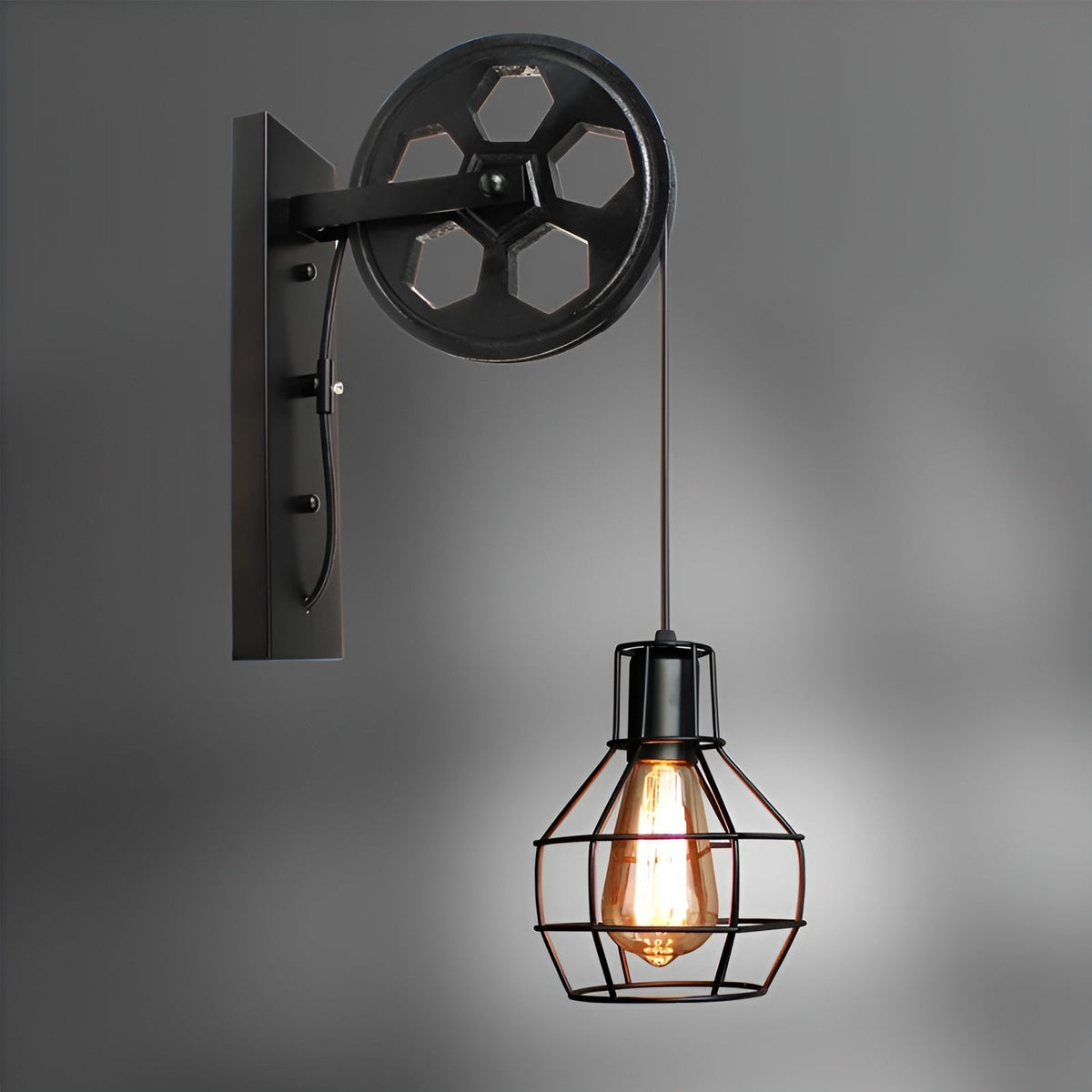 ShineGlow - Vintage Industrial LED Wall Sconce