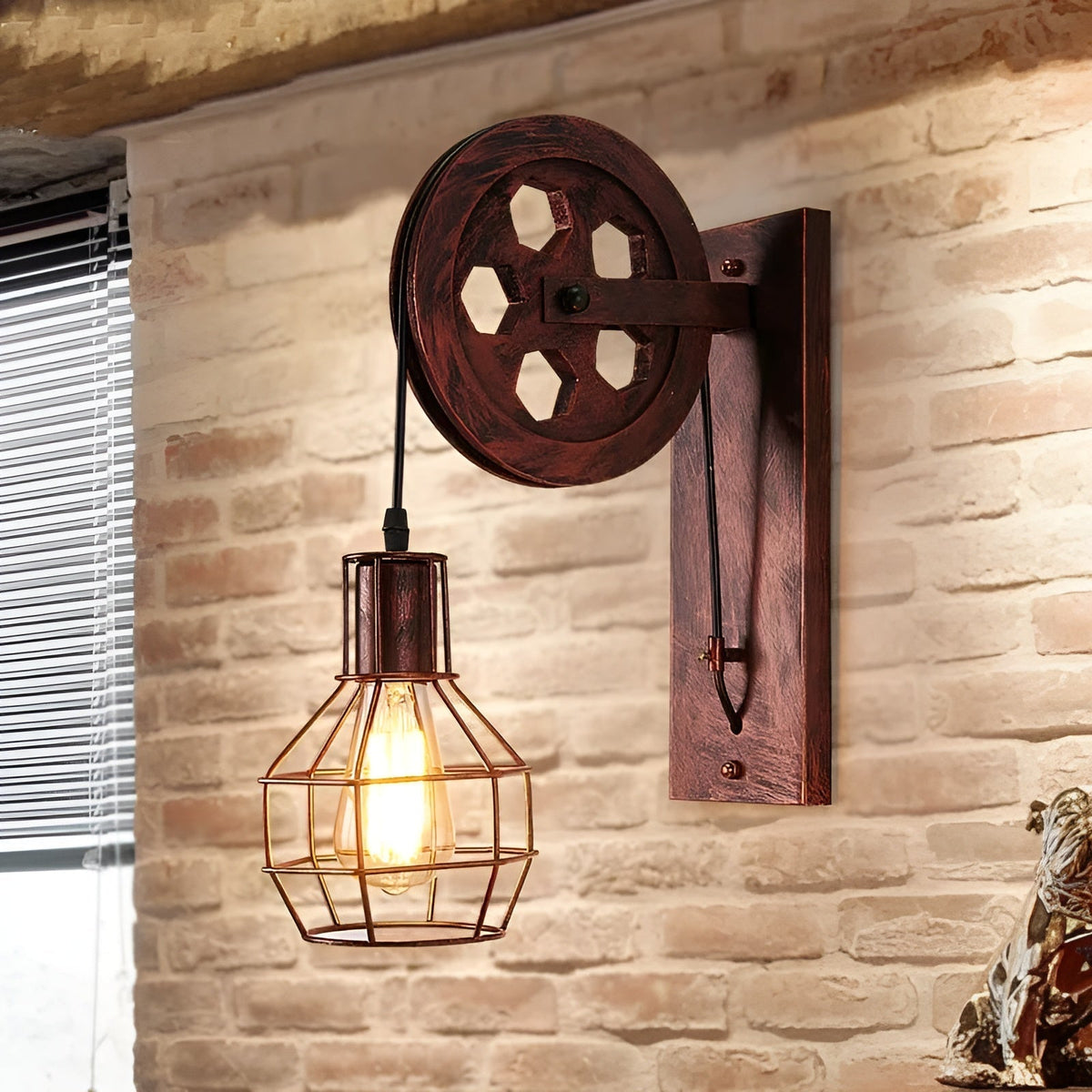 ShineGlow - Vintage Industrial LED Wall Sconce