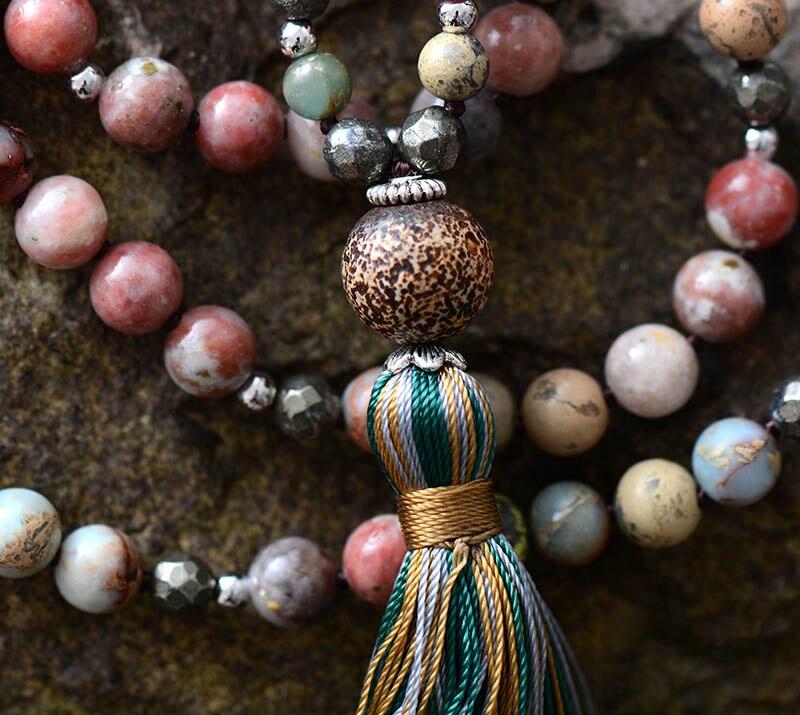 Seraphina - 108 Bead Heart Chakra Mala Necklace