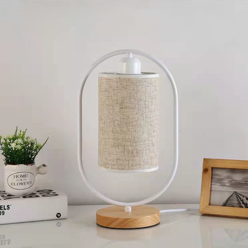Zorwick - Vintage Wood LED Lamp with Adjustable Brightness