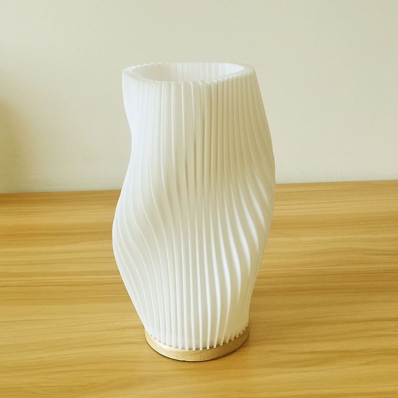 Frenchlight Lamp - Pleated Cream Table Lamp for a Refined Ambiance
