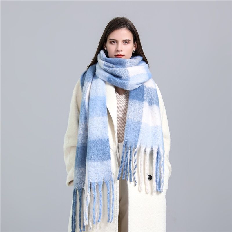 CosyPlaid - Warm Cashmere Plaid Scarf for Winter