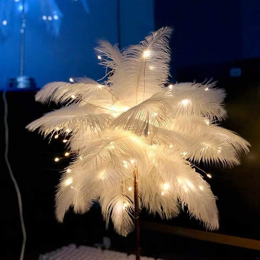 OstrichGlow Nightlight - Lampe Ambiance Pied Rose