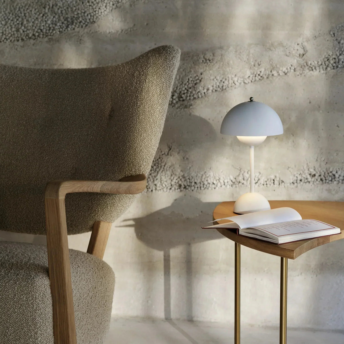 Luvara - Dimmable LED Table Lamp for Living Room and Bedroom