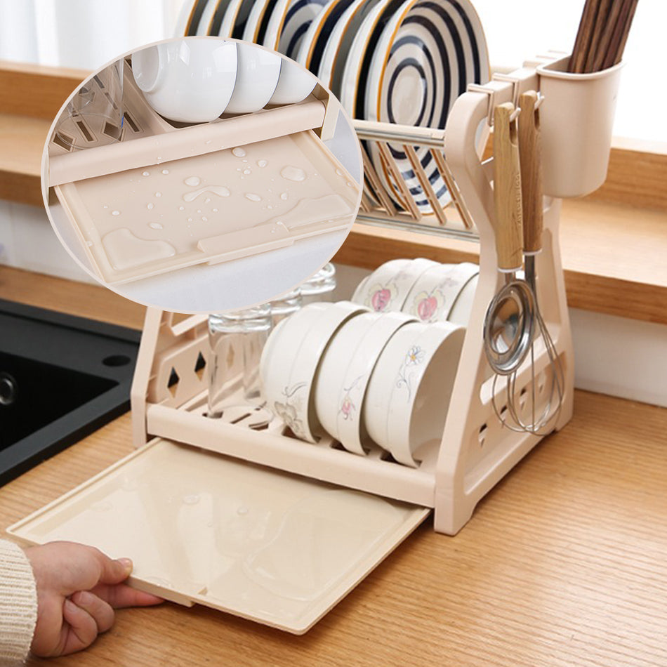 RackMaster - Foldable Stainless Steel Dish Rack