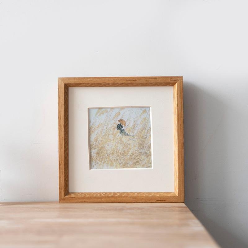 WoodFrame - Elegant Wooden Square Photo Frame