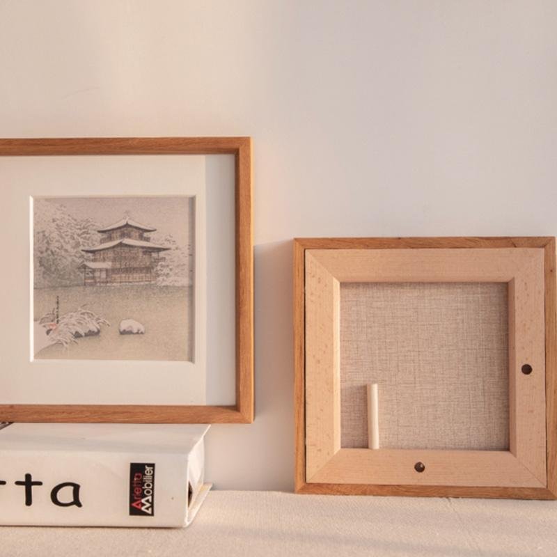 WoodFrame - Elegant Wooden Square Photo Frame