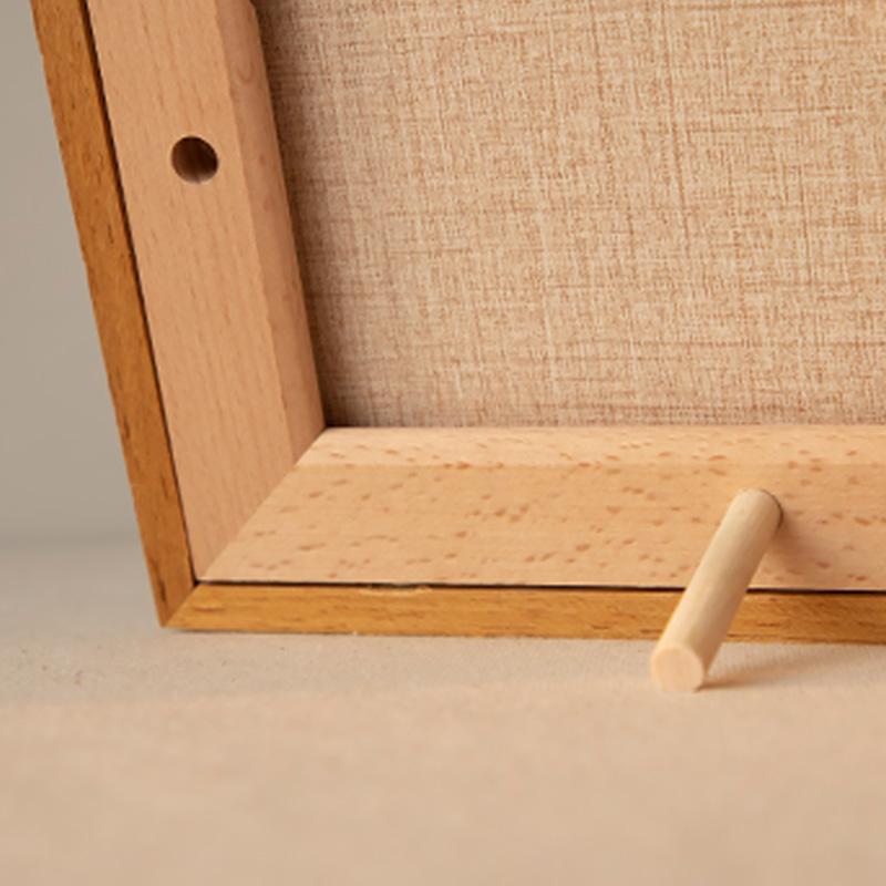 WoodFrame - Elegant Wooden Square Photo Frame