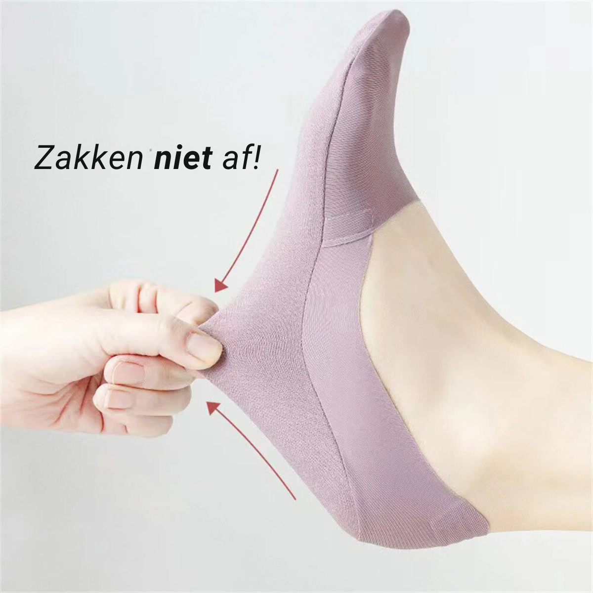 Gripp - Chaussettes invisibles antiderapantes, 2 + 3 paires offertes