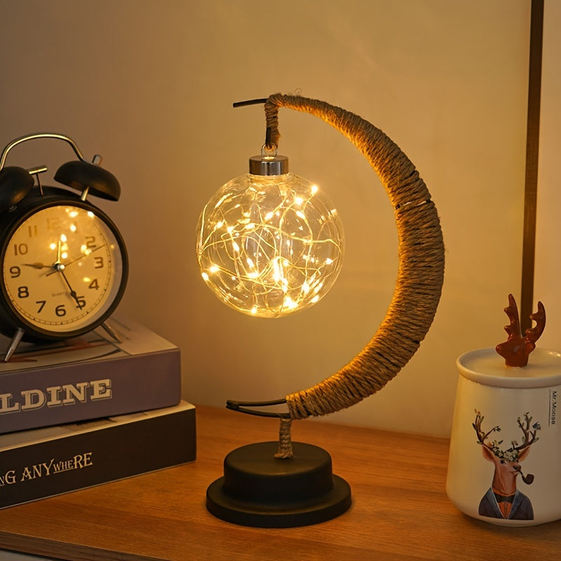 Horendel - Wireless Wrought Iron LED Table Lamp