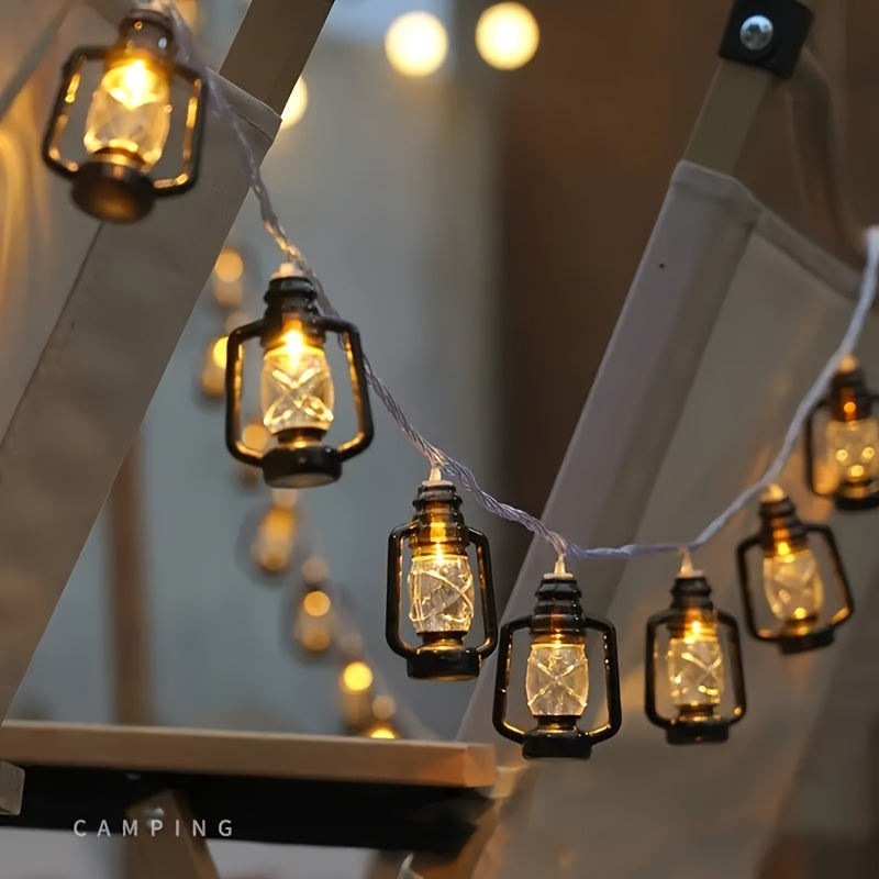 HolidayGlow - Retro LED String Lights for Festive Decor