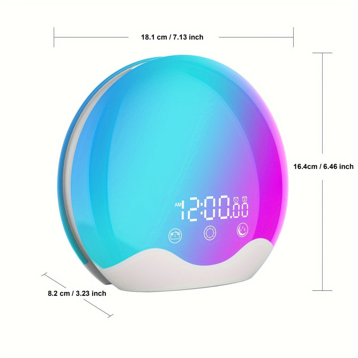 HaloRise - Touch Sunrise Simulator Alarm Lamp and Night Light