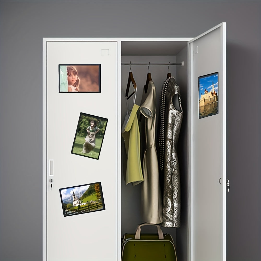 Emclip - Magnetic Photo Frames Set of 6 for Fridge