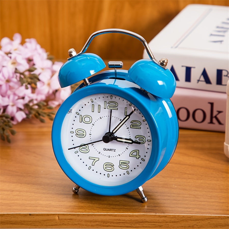 ChimeVintage Alarm - Retro Bell Alarm Clock with LED Night Light