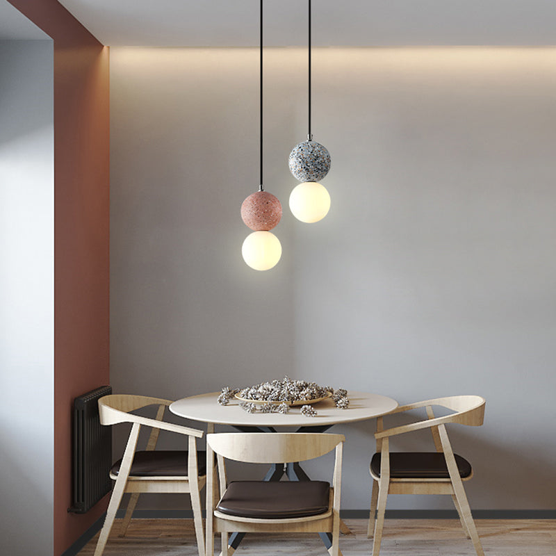 Aurora Glow - Luxury LED Pendant in Black and White