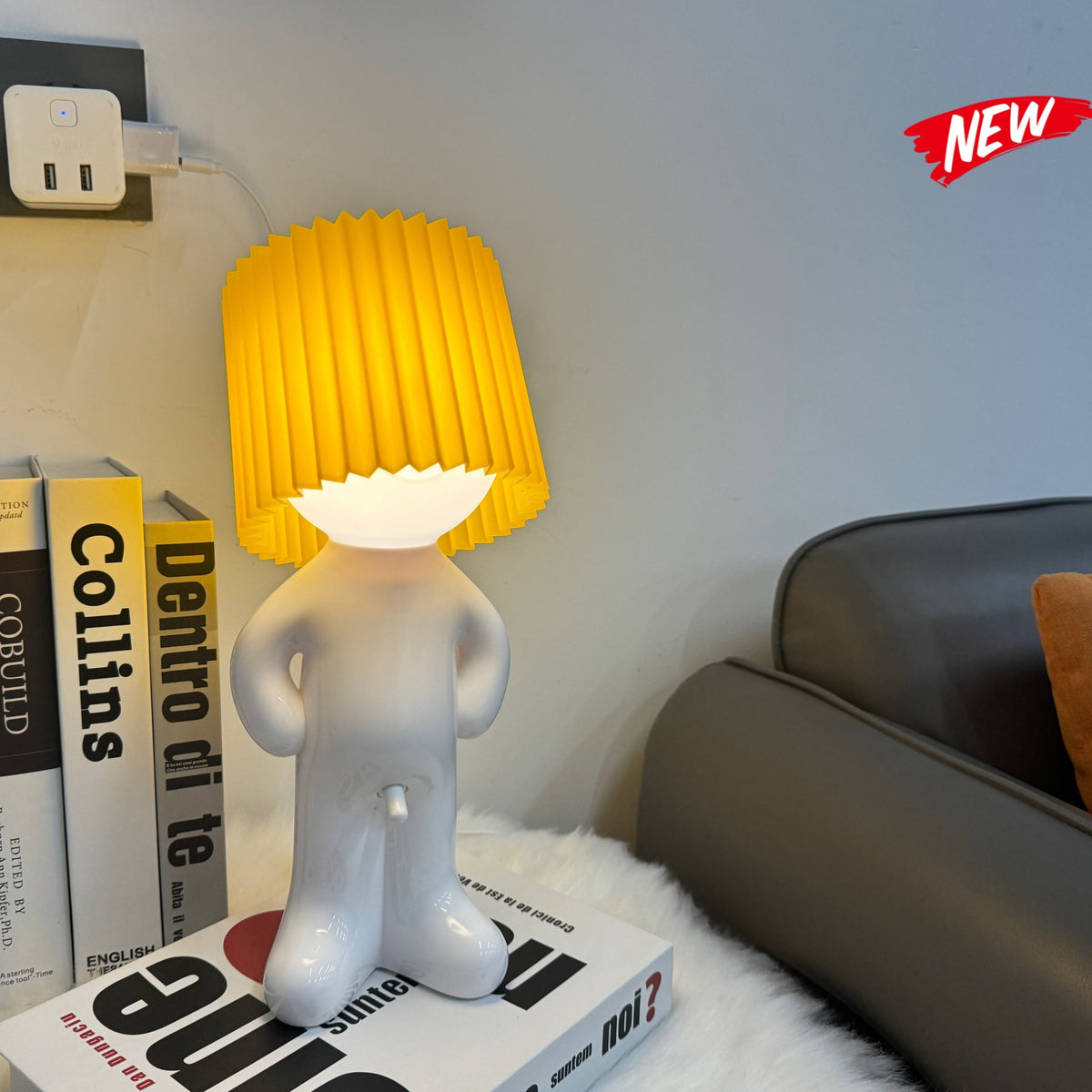 VerlegenLicht - Geometric USB Table Lamp with Colour-Changing Light