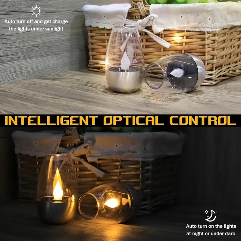 SolarCandle - Solar-Powered LED Tea Light for Decor