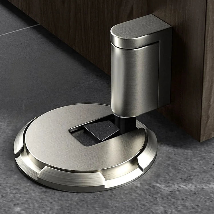 Mechanical Door Stopper - Adjustable Elegant Metal Door Stop