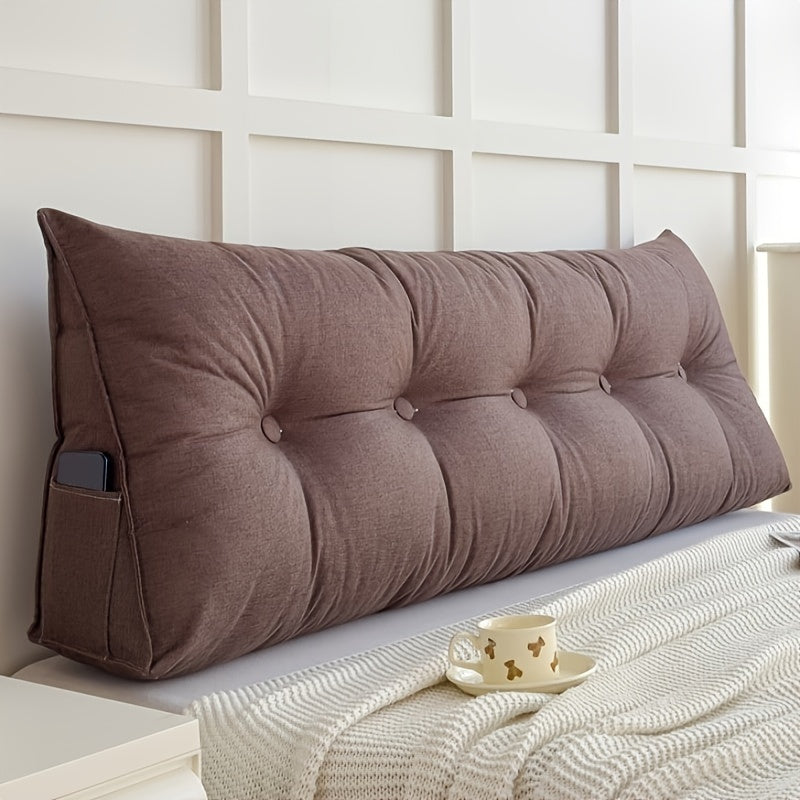 LuxeTriangle - Elegant Triangular Backrest Cushion for Ultimate Comfort