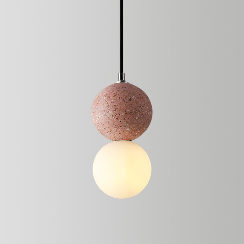 Aurora Glow - Luxury LED Pendant in Black and White