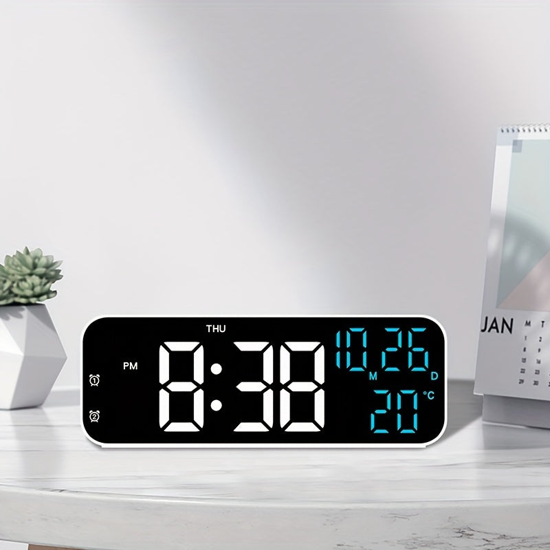 DeskTime - Elegant USB Digital Clock with Date and Temperature