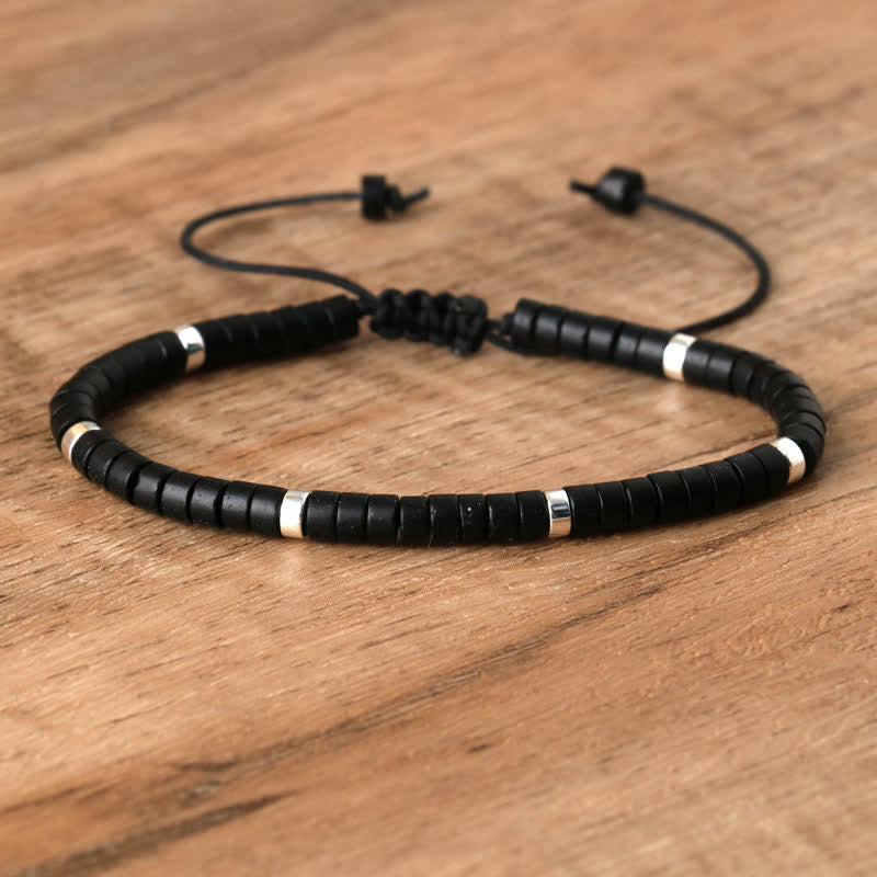 Seraphina - Bracelet tressé en pierres naturelles 2,4 mm