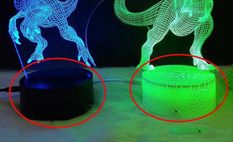 3D Fantasy Lamp - LED Optical Illusion Night Light in 7 Colors