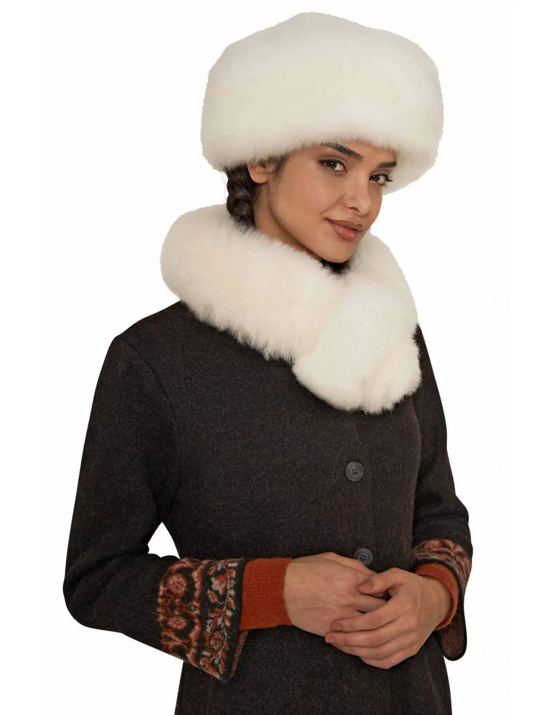 AlpacaLux - Premium 100% Alpaca Wool Winter Scarf