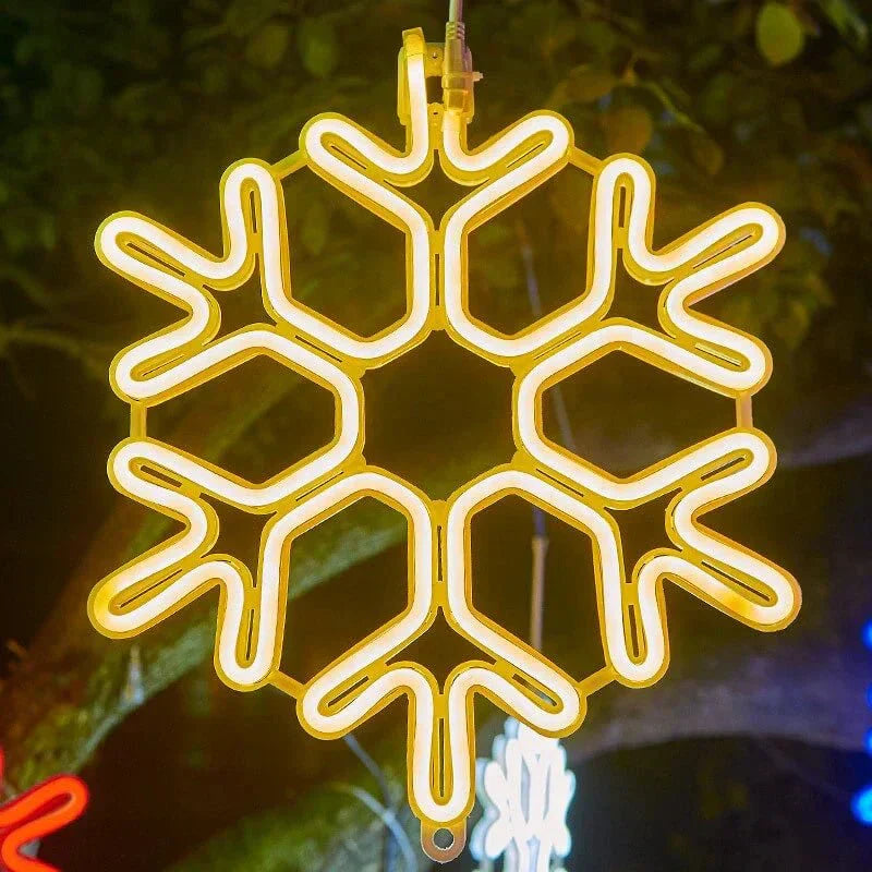SterrenLicht - Guirlande Lumineuse LED Flocon de Neige pour Fêtes