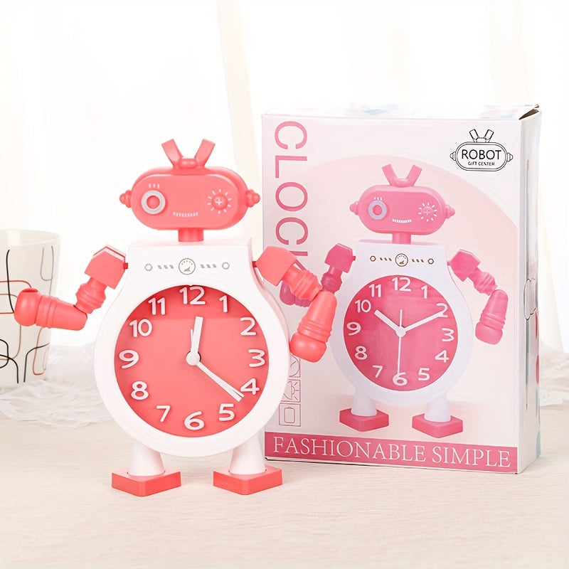 TimeBuddy Clock - Playful Robot Alarm Clock with Alarm and Timer