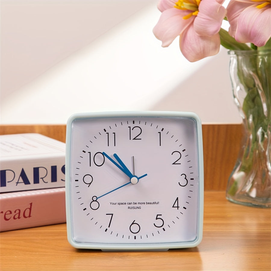 TickTockCharm - Minimalist Cartoon Analog Alarm Clock