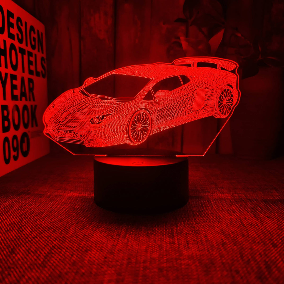 AutoLamp - 3D Sports Car LED Night Light with USB