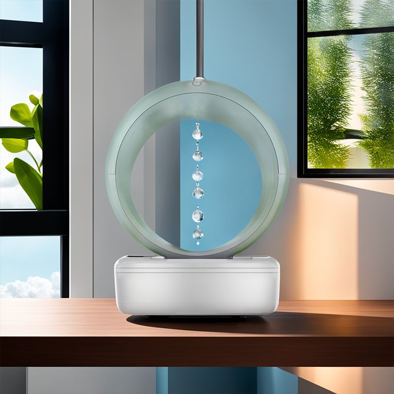 GravityFlow - Humidificateur Effet Visuel Spectaculaire