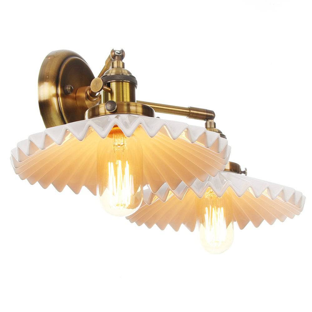 Oaurelia - Ceramic Double-Light Wall Sconce