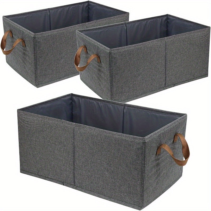 ChicOrganize - Set of 3 Foldable Storage Baskets