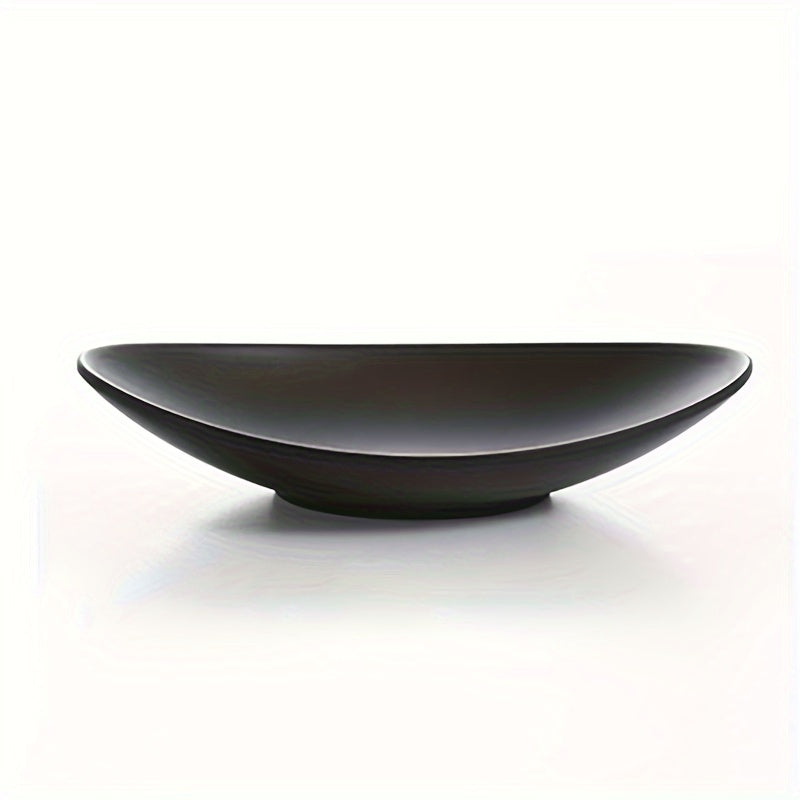 BlackTray - Elegant Oval Jewelry and Key Tray