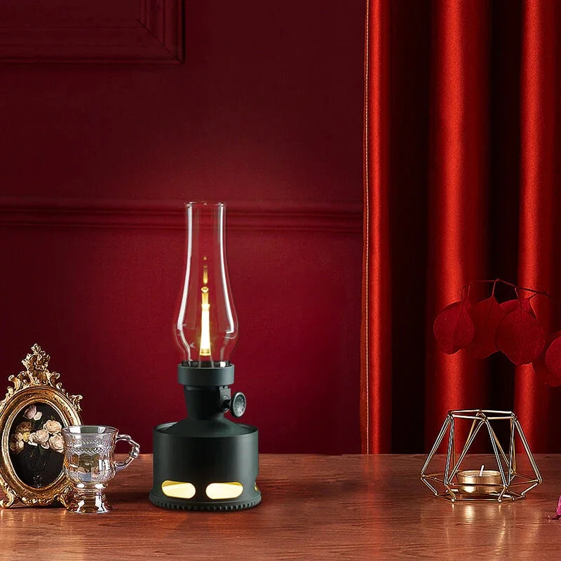 NostalgiaLamp - Vintage LED Lantern for Cozy Evenings