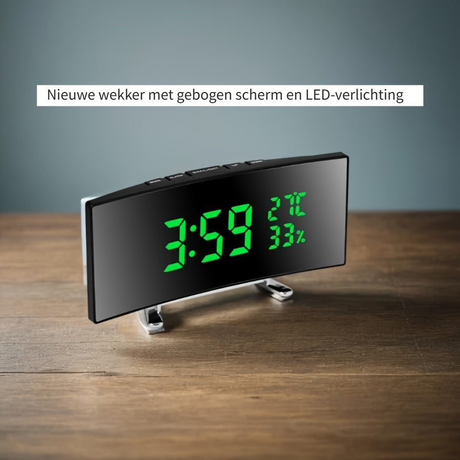 SmartClock - Smart LED Alarm Clock with Temperature and Humidity Display