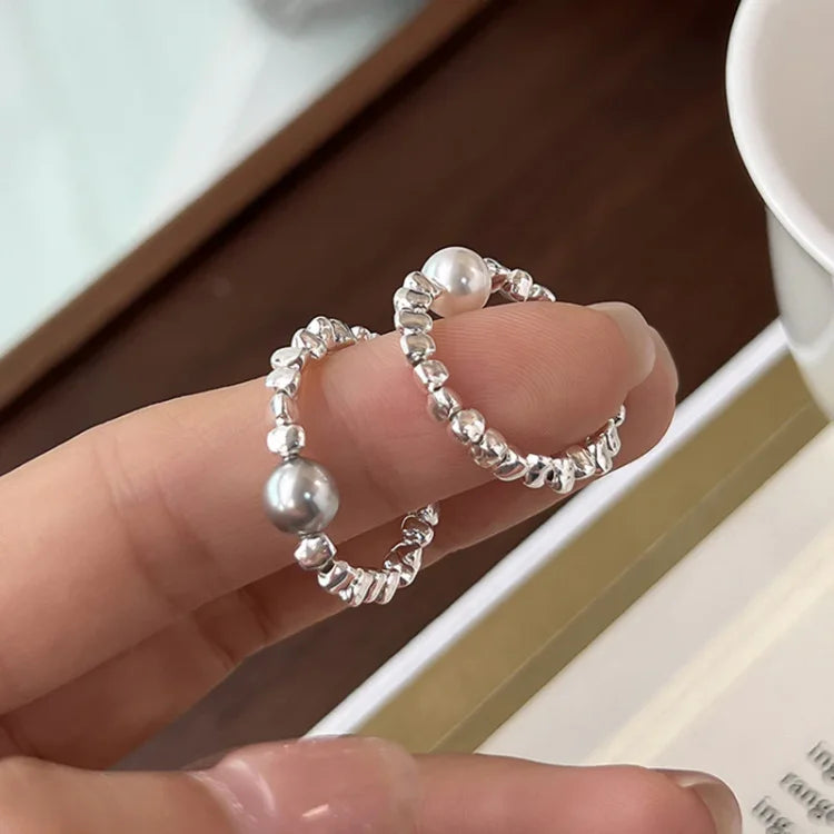 Stella - Bague perle galaxie à la touche céleste