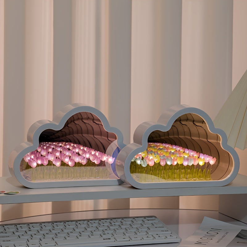 TulipGlow Lamp - Tulip LED Night Light for a Soft, Romantic Bedroom