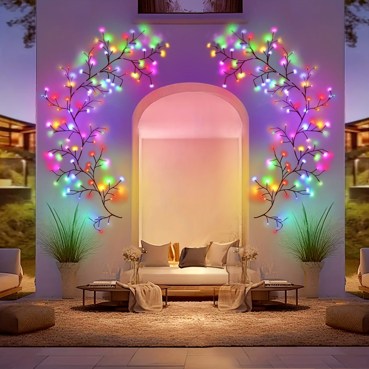 SolarWillow String - Flexible 1.8m Solar LED Willow Vine Lights