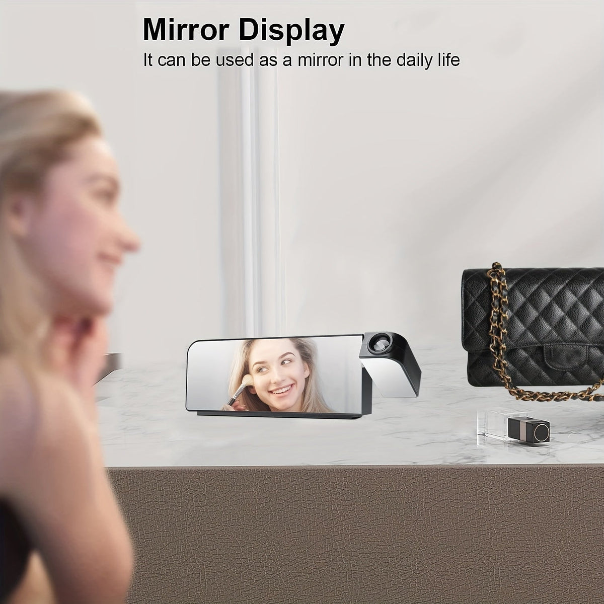 ProjectTime - LED Projection Digital Alarm Clock with Mirror Screen