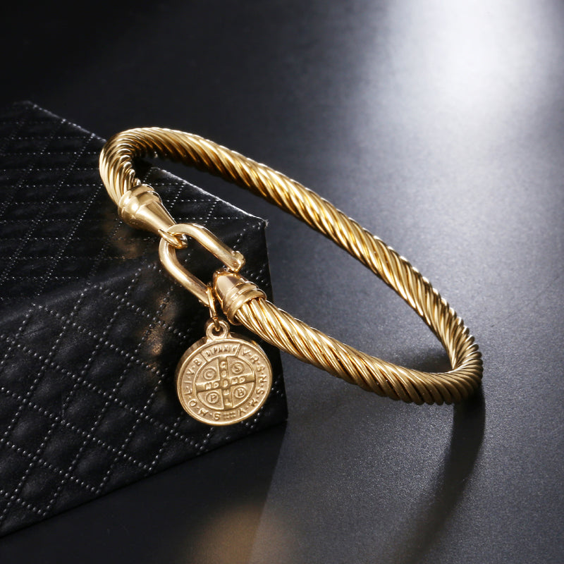 Benedetta - Saint Benedict Medal Charm Bracelet